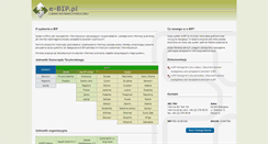Desktop Screenshot of e-bip.pl