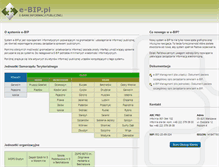 Tablet Screenshot of e-bip.pl